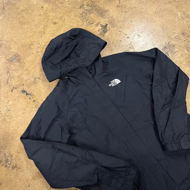 [정품/M] 노스페이스 블랙 후드 바람막이 자켓 b14
