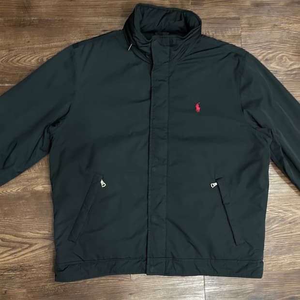 폴로 랄프로렌 폴리쉘 페리 자켓 블랙
