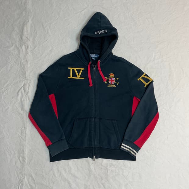 폴로 후드 집업 