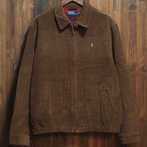 폴로 랄프로렌 90s 헤링턴 코로듀이 자켓