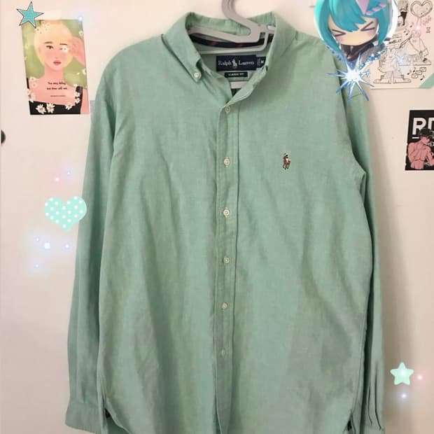 POLO RALPH LAUREN 폴로 랄프로렌 민트 셔츠