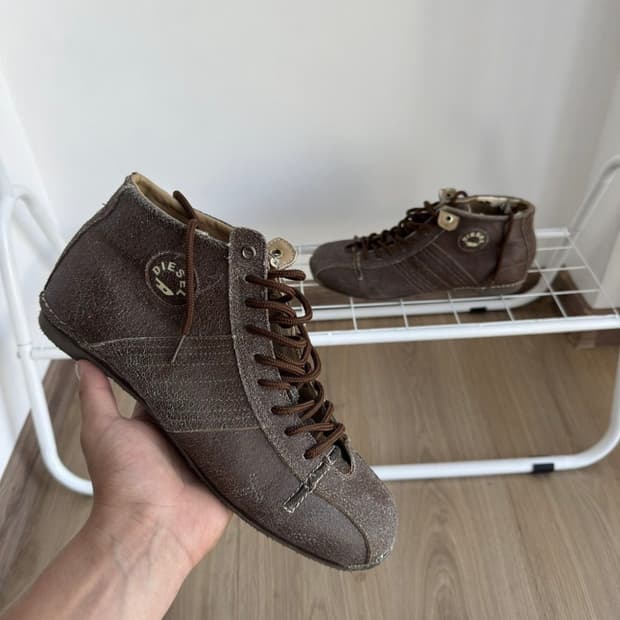 Diesel Brown Leather Boots (290)