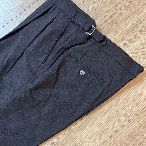 벨리프 브라운 울 트라우저