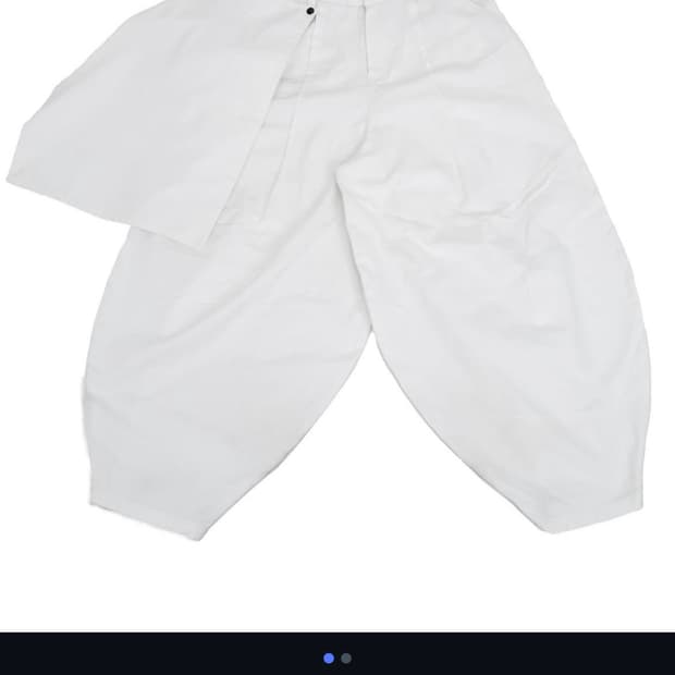 삼양쉐이드 스커트 벌룬 팬츠 와인