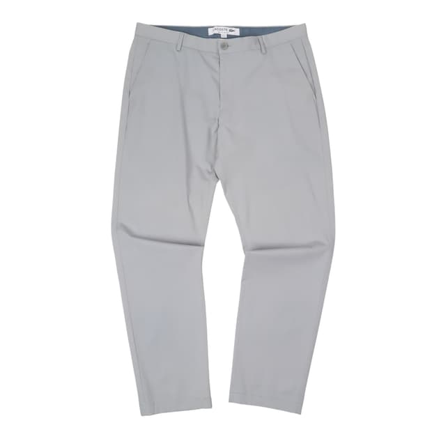 라코스테 라이트 그레이 레귤러핏 코튼 치노팬츠