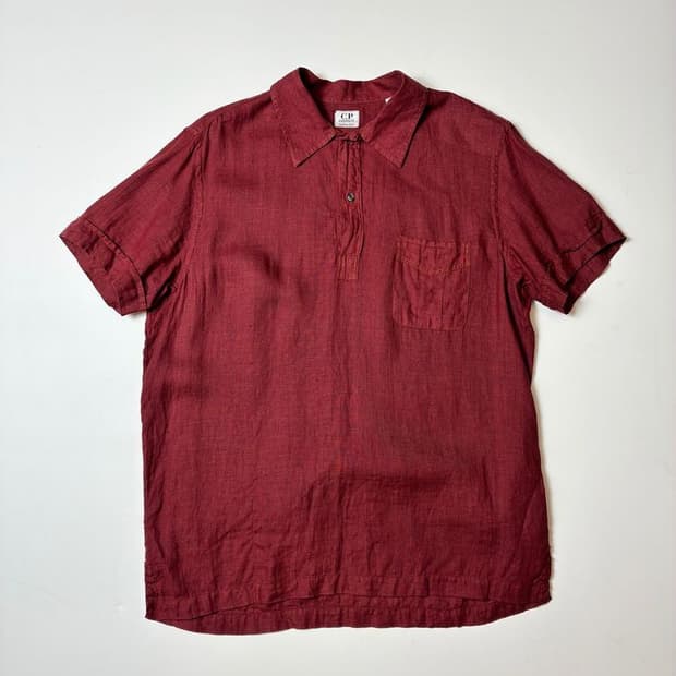 cp컴퍼니 90's 린넨 포켓 반팔 셔츠 PN8604