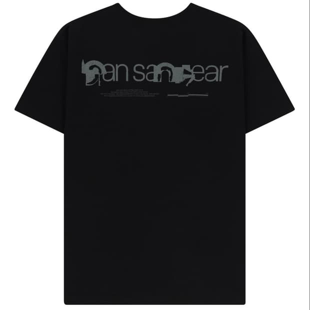 산산기어 로고 티셔츠 블랙 25SS