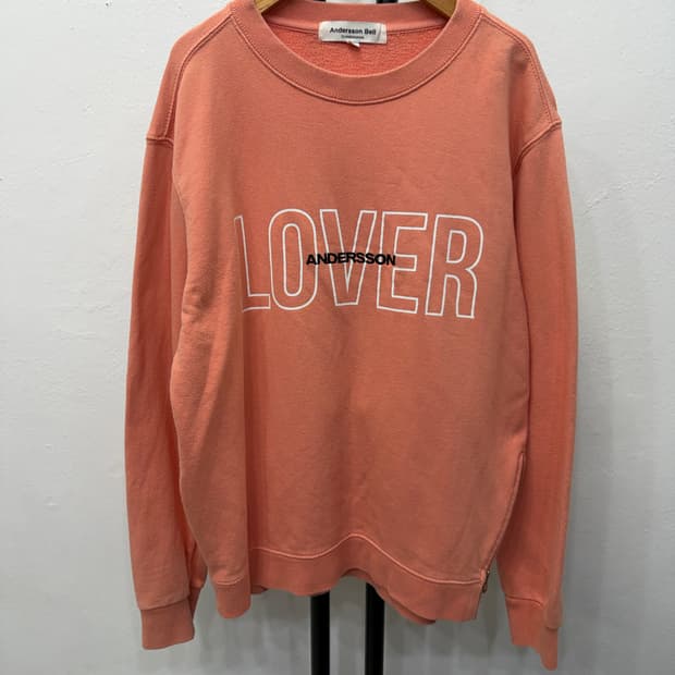 정품) 앤더슨벨 여성 LOVER 스웨트셔츠 S