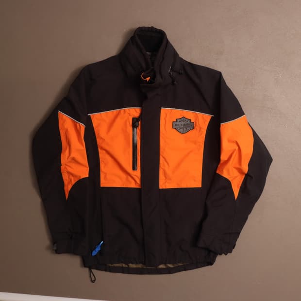 00'S 할리데이비슨 빅로고 나일론 자켓 A1370