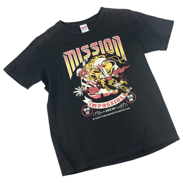 빈티지 교토 대작전 2011 락 페스티벌 티셔츠