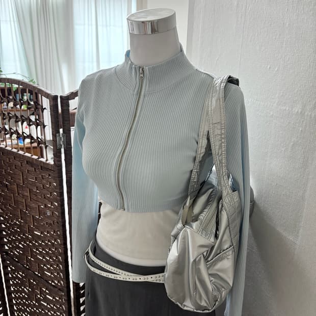 Crop ZipUp Cardigan