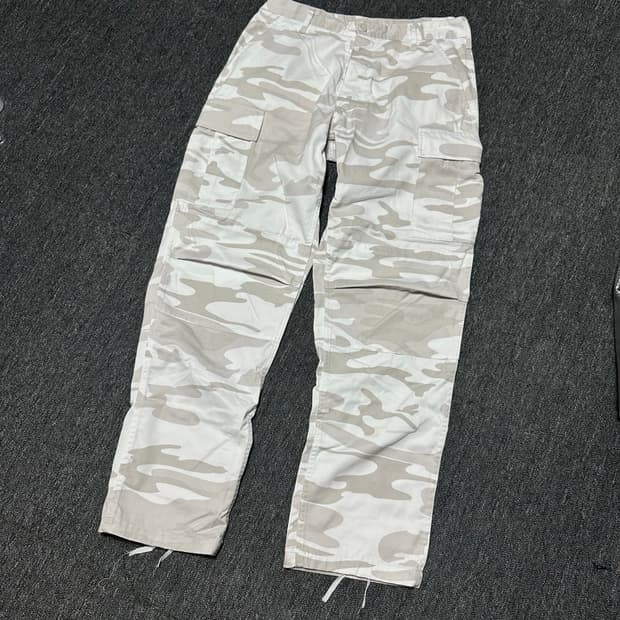 로스코 카모 택티컬 BDU 팬츠 화이트