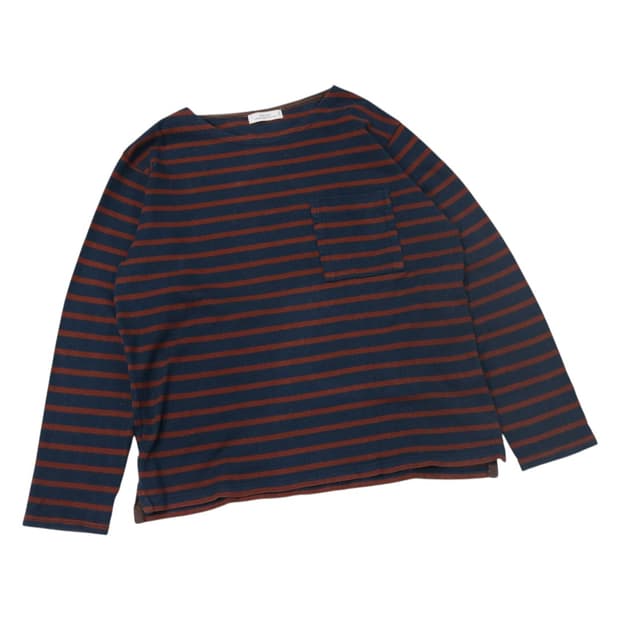 유나이티드 애로우즈 그린라벨 릴랙싱 스트라이프 포켓 롱슬리브 (L)