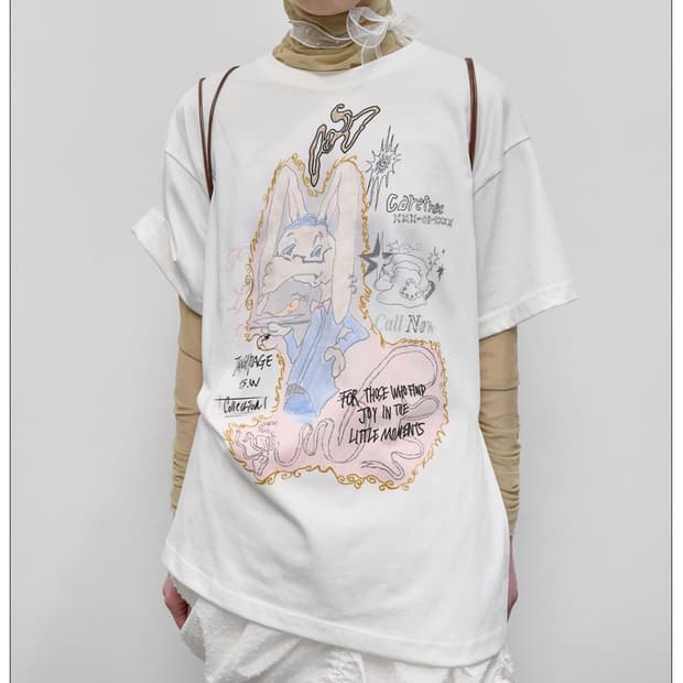 타입서비스 래빗 티셔츠