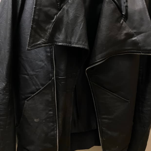 vintage leather jacket
