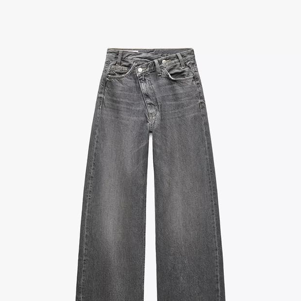 자라 와이드 팬츠 (그레이) KR 28