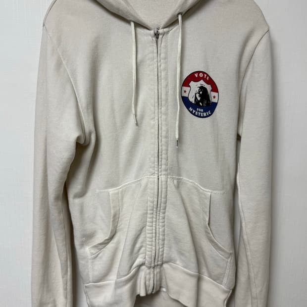 히스테릭글래머 면후드집업