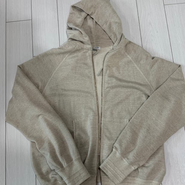 마티앤선즈 린넨코튼실크 후드집업