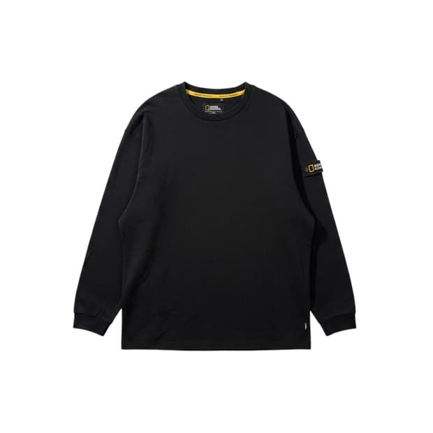 (2XL) 내셔널지오그래픽 와펜 긴팔 티 블랙