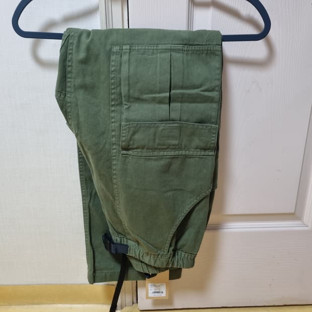 그라미치 gramicci 프론트 카고 팬츠 올리브 새상품 M