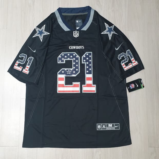 Nike nfl 풋볼져지 댈라스 올드스쿨 m-3xl 져지