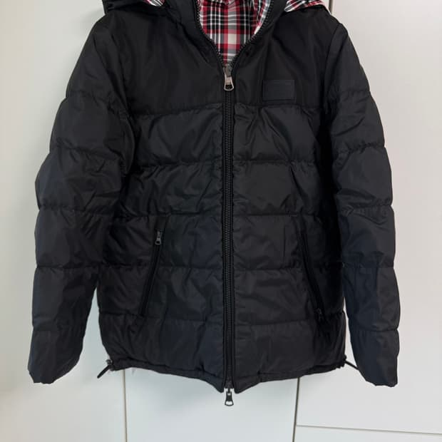 버버리 리버시블 구스 패딩