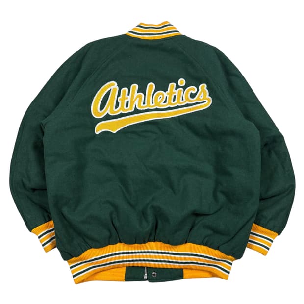 제뉴인 머천다이즈 오클랜드 애슬레틱스바시티 자켓