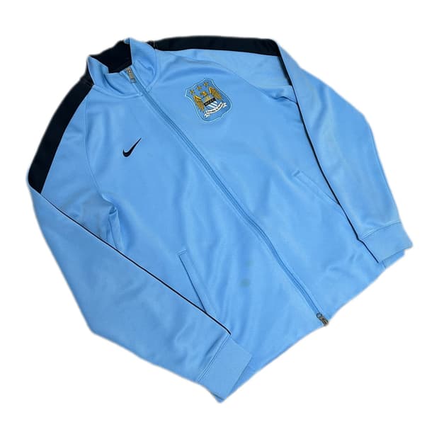 나이키 스카이블루 맨시티 MCFC 트랙탑 져지