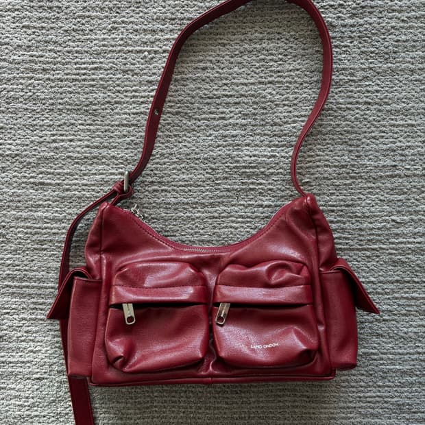 세이모온도 포켓 머그백 M goat red