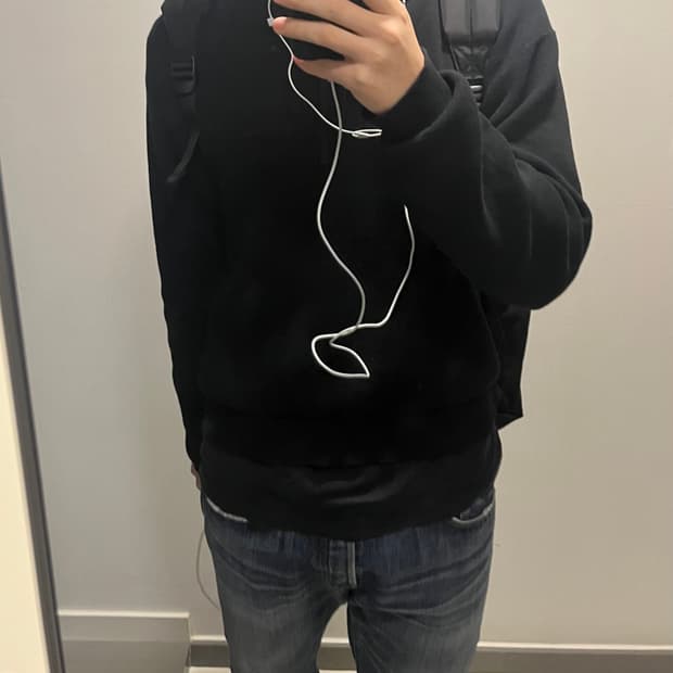 Knit hoodie 1