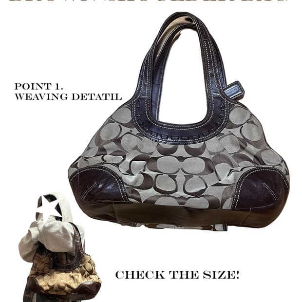 90‘s Coach Brown Shoulder Bag