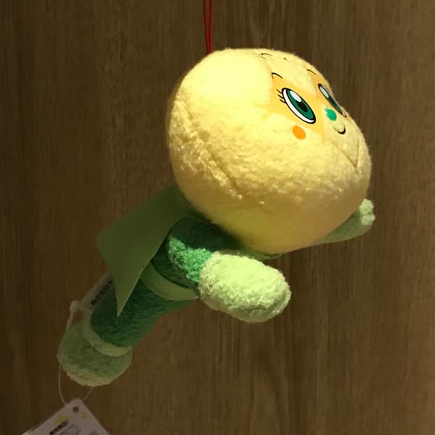 메론빵소녀 복실복실 인형 키링 