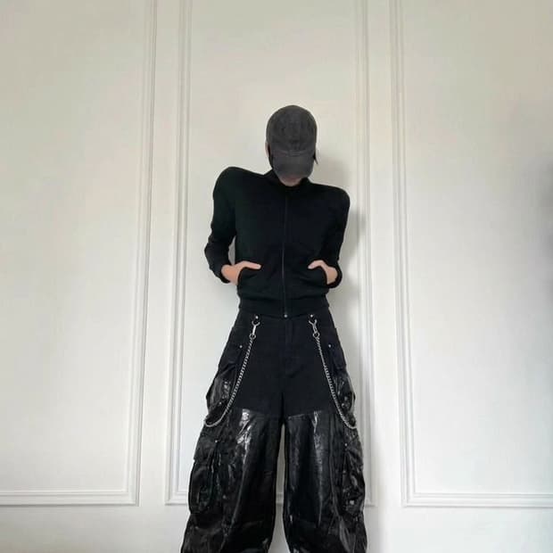 Cannnone wet cargo pants