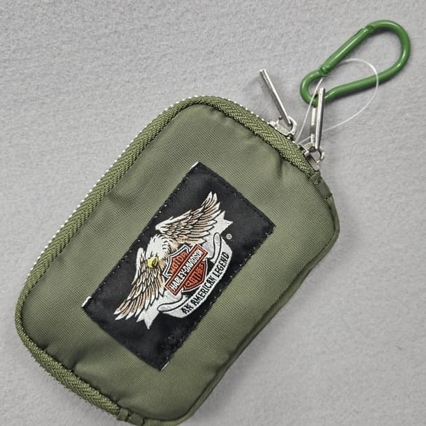 할리데이비슨 라벨 패치드 커스텀 월렛 키링 ( 12X8 ) / 11675