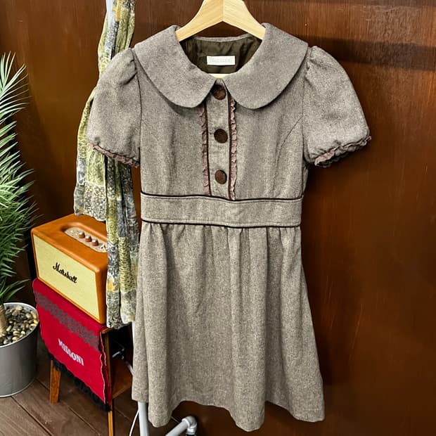 리즈리사 초코라떼 왕리본 모리걸 원피스