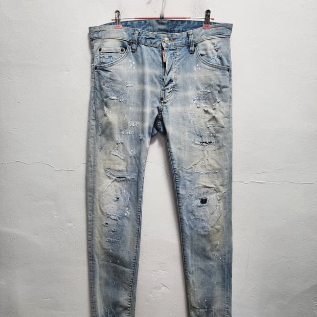 DSQUARED2 디스퀘어드2 데미지 청바지