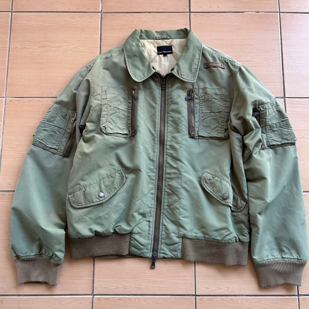 00‘s CK Jeans 멀티포켓블루종