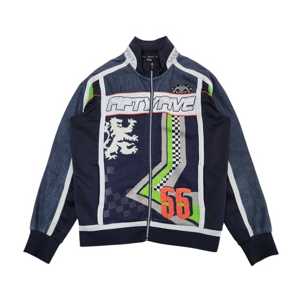 95 EXR 데님 멀티컬러 올드스쿨 레이싱 트랙탑