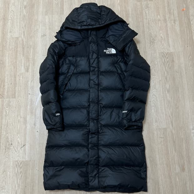 노스페이스 구스다운 윈드스토퍼 700 눕시 롱패딩 S/90 