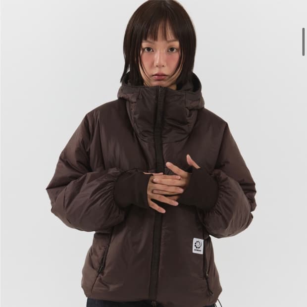 패러킷 리버시블 신슐레이트 패딩 (브라운)