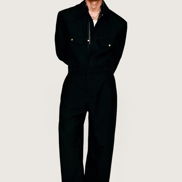 [L-XL]자라 윌리차바리아 점프수트 블랙