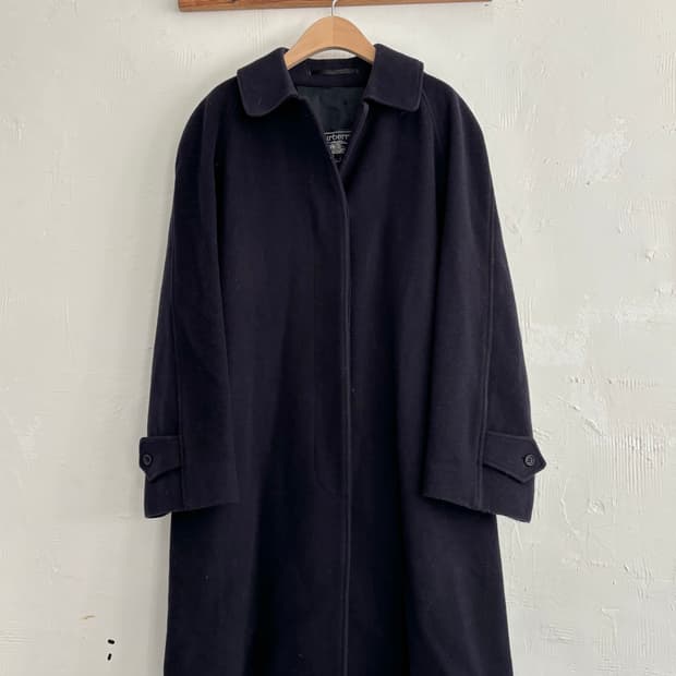 Burberry 버버리 네이비 울 싱글 코트 