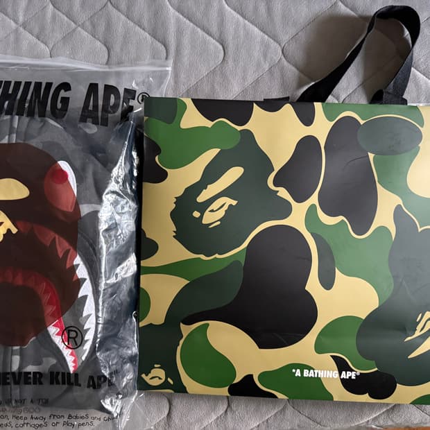 베이프 샤크 후드집업 흑계 블랙