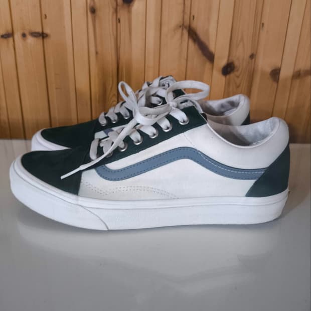 270mm 반스 올드스쿨 레더 그린 