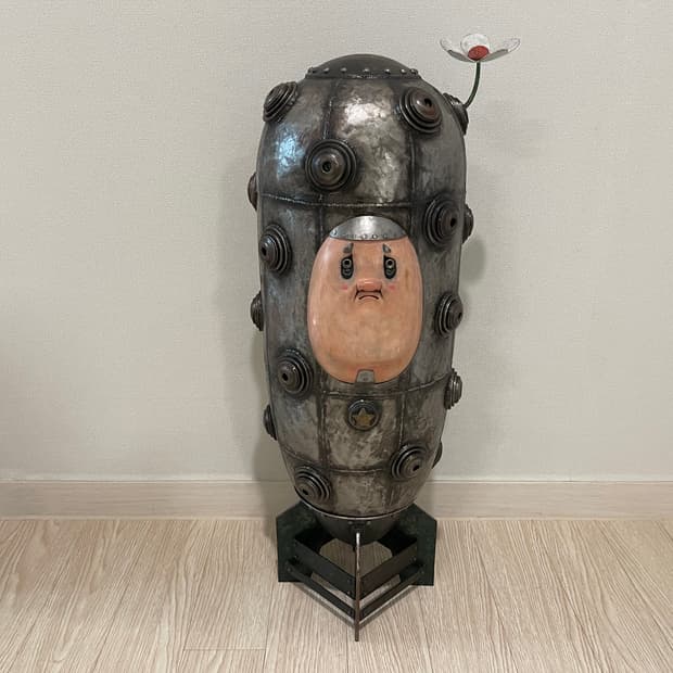 아사히 히토 Greed and Greed 스컬프처 작품 Hitto Asa