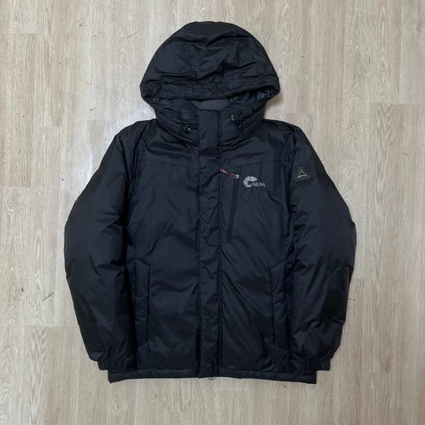 네파 남성 덕다운 에볼루션 후드 패딩 점퍼 M(95)