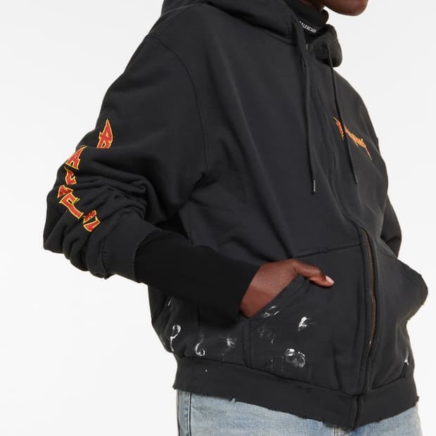 [M] 발렌시아가 메탈리카 후드집업