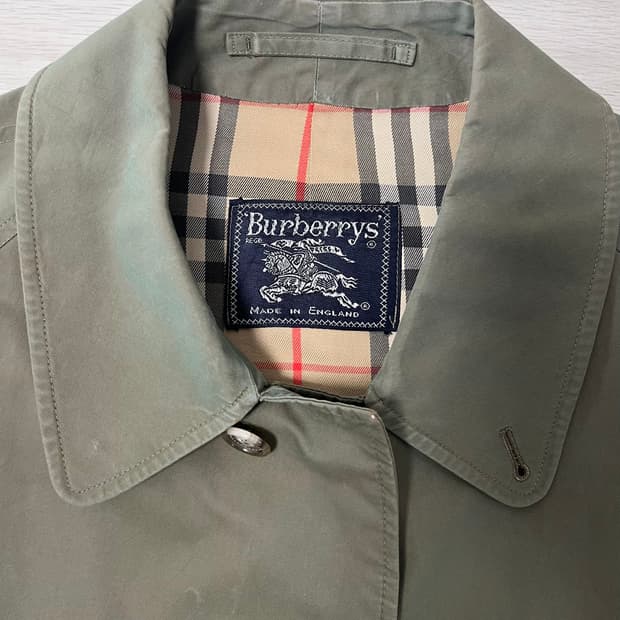 빈티지 버버리 트랜치 코드