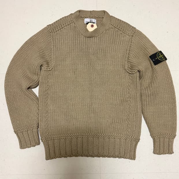 Stone Island 체인 스티치 니트 (M)