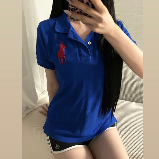 POLO RALPH LAUREN 클래식 빅로고 피케 카라 반팔 폴로티 /